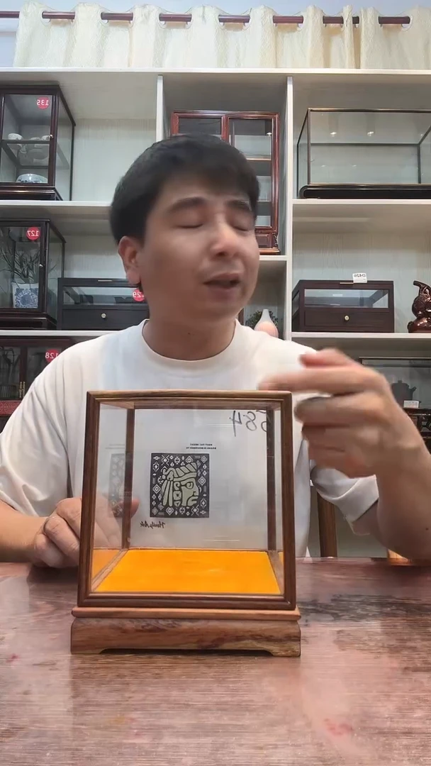 红酸枝木类玻璃罩584