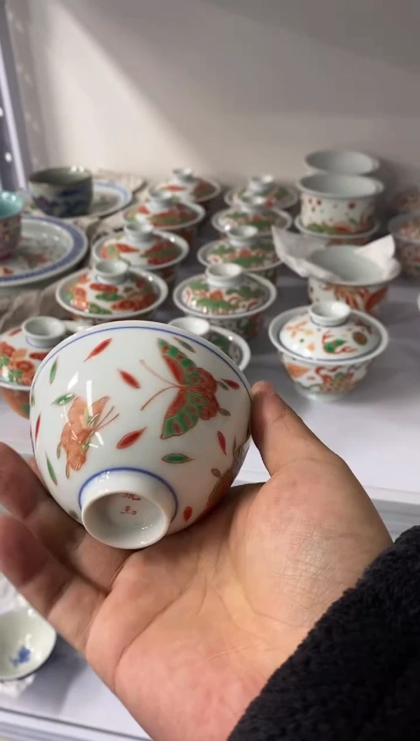 摆件陶景德陶瓷茶具容量约70