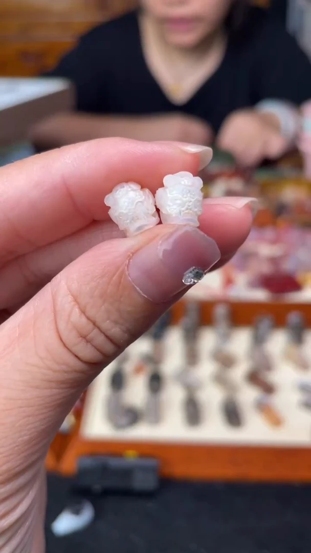 淡水珍珠未镶嵌颈饰12尸陀林对珠