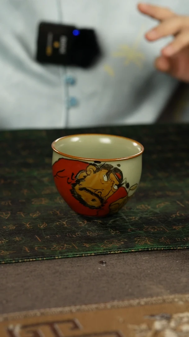 厚**福善窑厂汝窑主人杯