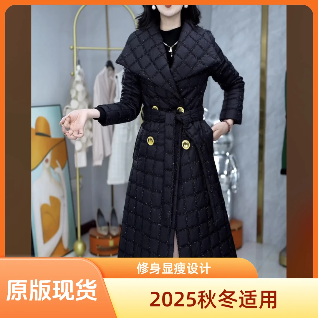 【棉服】2025秋季时尚高端中长款加厚小个子修身显瘦棉衣棉服外套