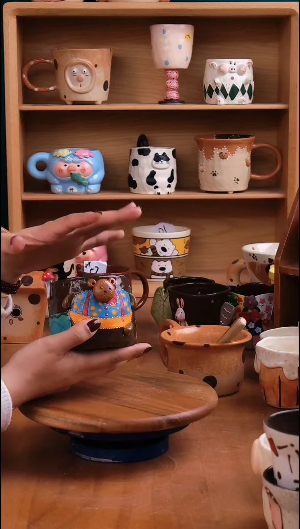 摆件陶景德镇原创手工陶瓷