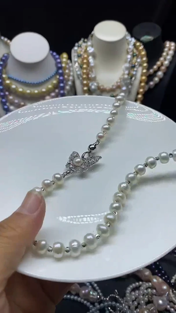 颈饰未镶嵌淡水珍珠多人