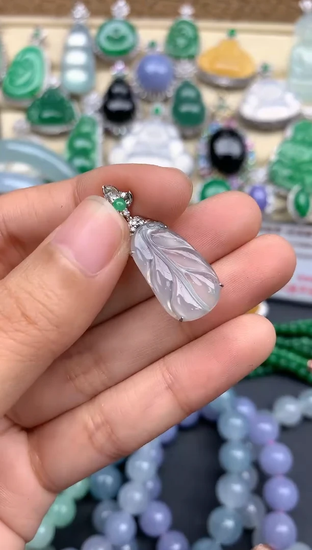 【闪购商品】翡翠颈饰18K金镶嵌310-中国好珍宝