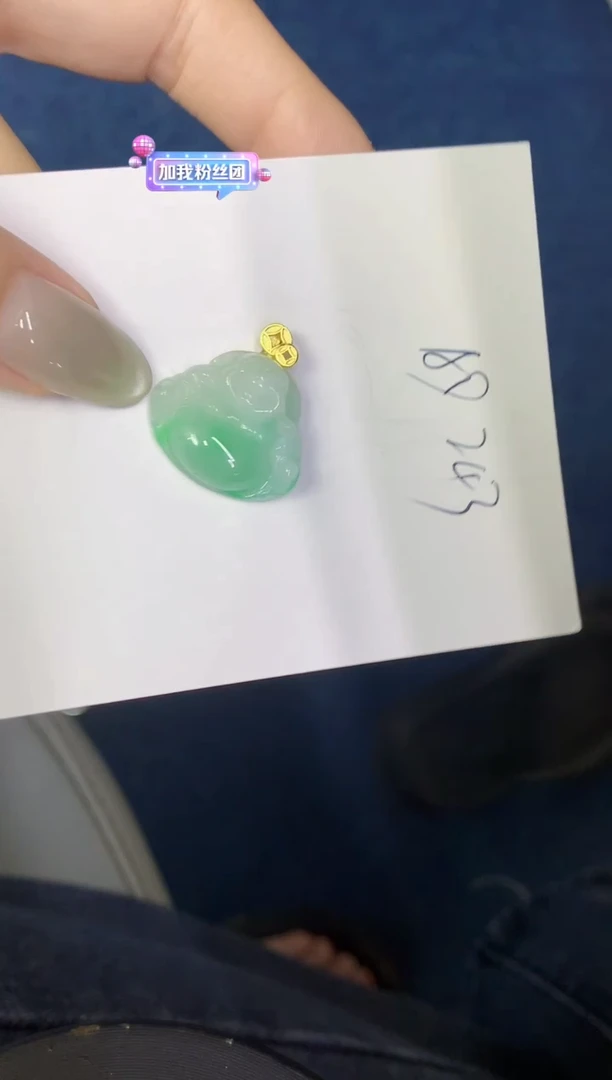 翡翠未镶嵌颈饰缅甸天然翡翠A货