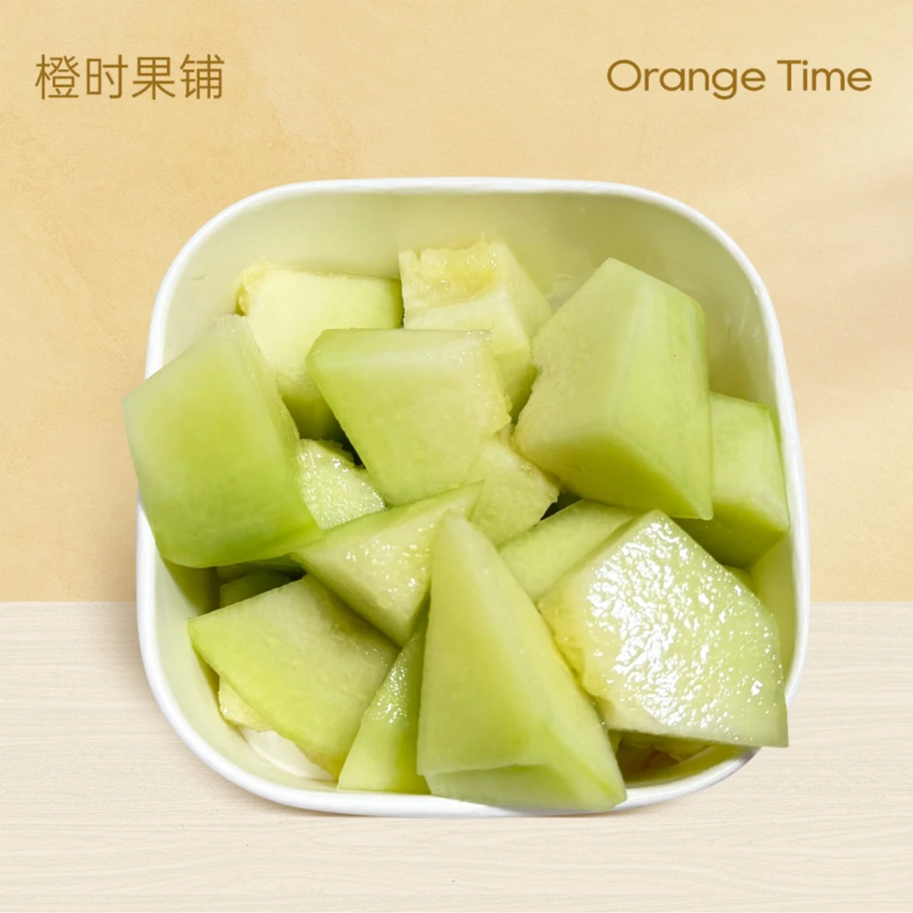 果切【果切】冰淇淋网纹瓜枚龙瓜半个约400g