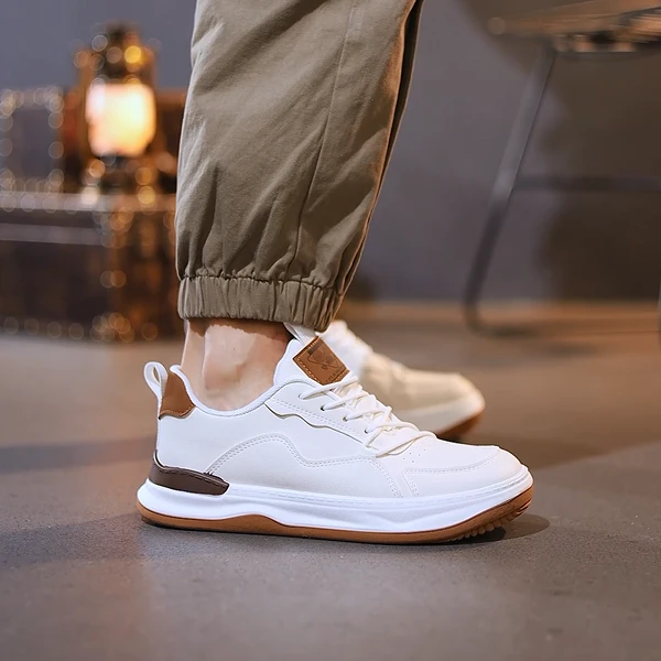 【工厂直销】2025新年爆款厚底增高新中式男鞋百搭透气休闲运动鞋