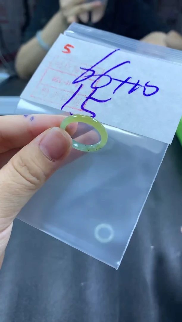 未镶嵌定制翡翠戒圈15#76毛货需精细抛光