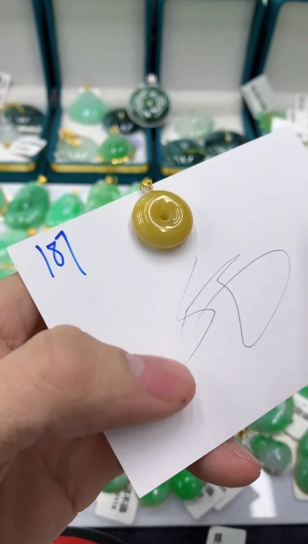 【闪购商品】翡翠颈饰18K金镶嵌11111111