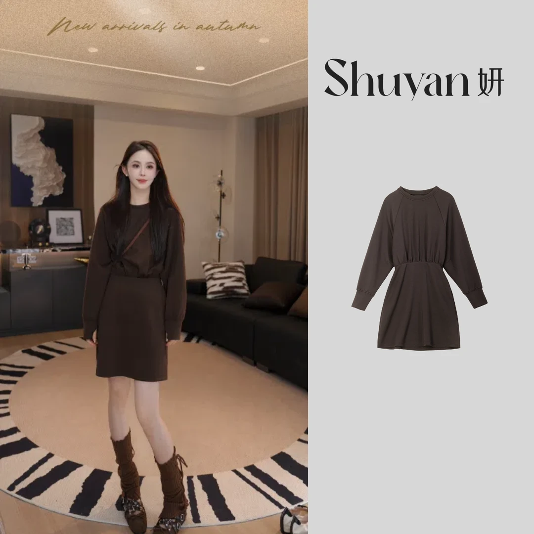 Shuyan妍【卫衣裙】高品质甄选进口空气层瑜伽裙665098