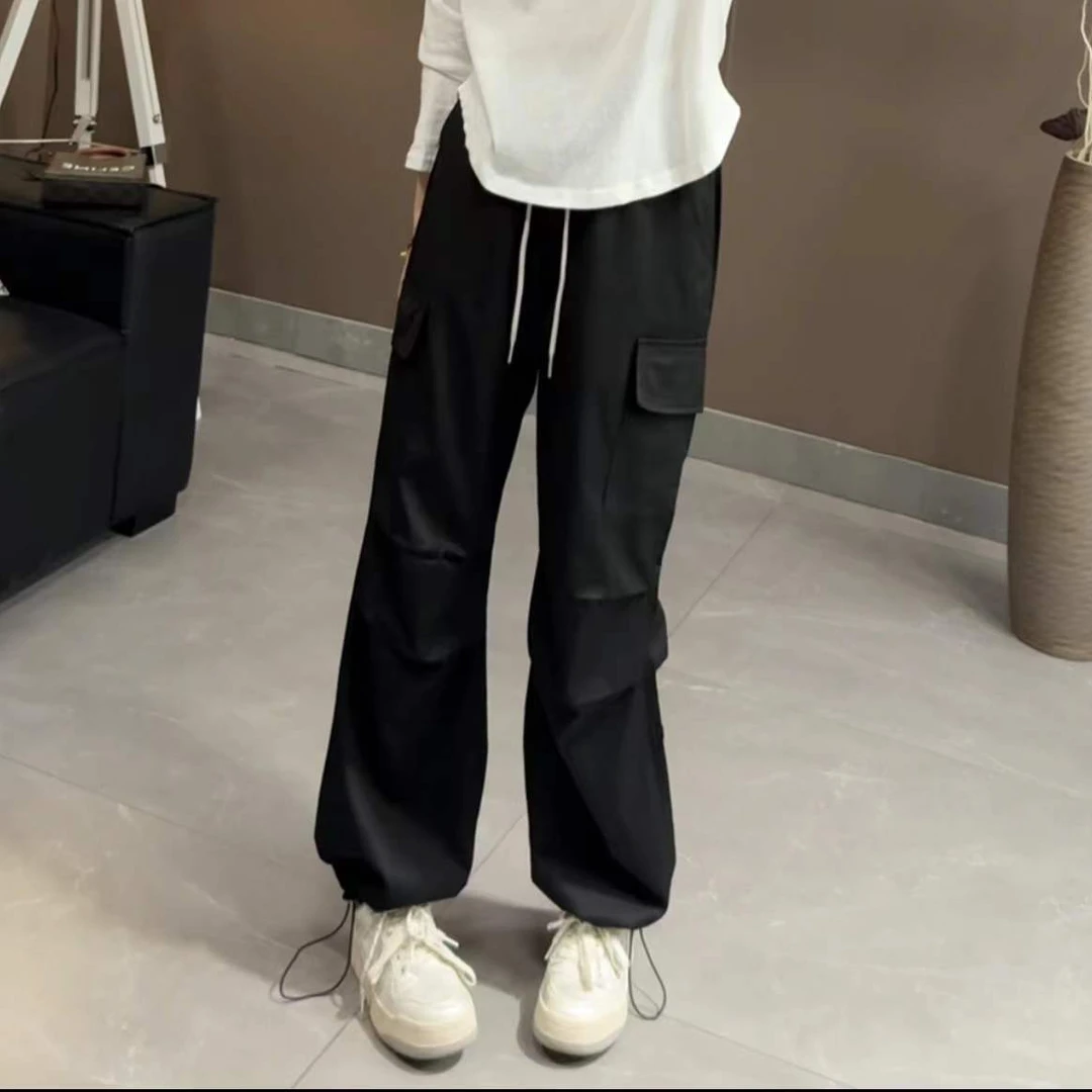 TY5 【工装裤】韩调酷飒感显瘦显高工装裤(裤长100起）