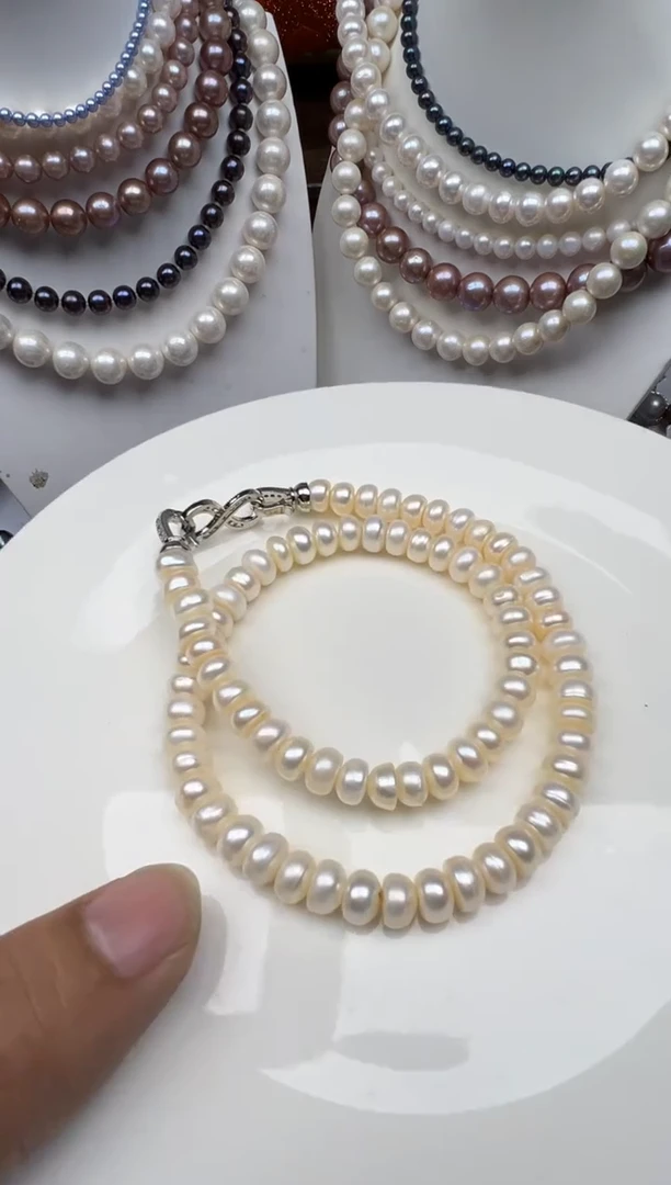 淡水珍珠未镶嵌颈饰1