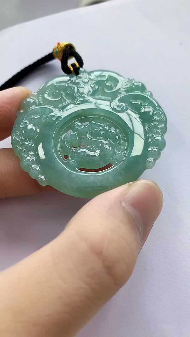 未镶嵌定制翡翠4829bb-毛货挂件68