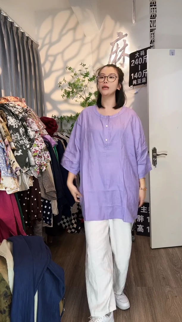 亚麻大码女装系列。