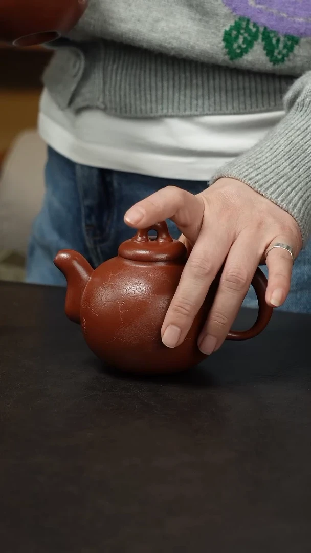 茶壶紫砂朱泥大红袍紫砂壶