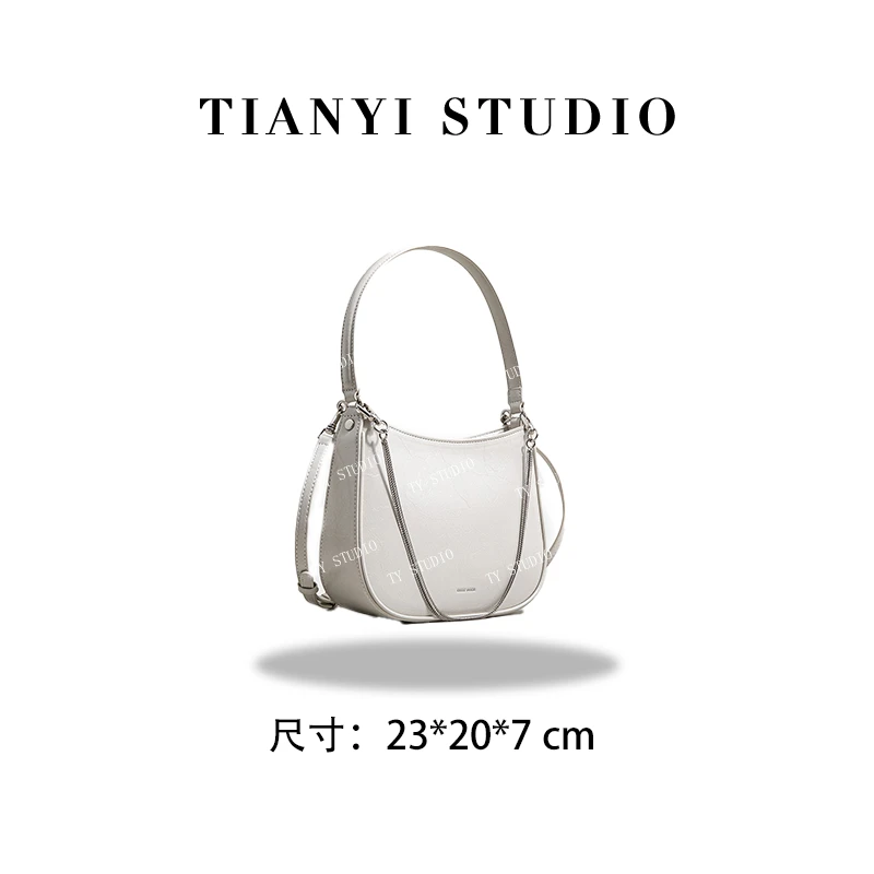 【TY】SK-92591-米白 轻奢高级韩版单肩潮流时尚简约女包
