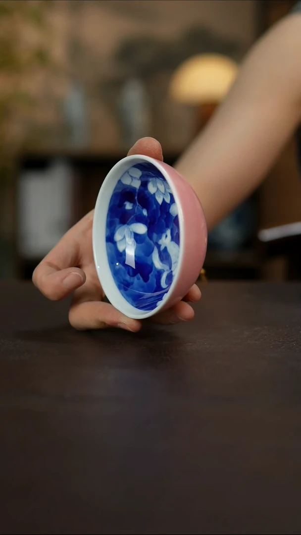 杯景德镇陶瓷杯碗柴烧多人