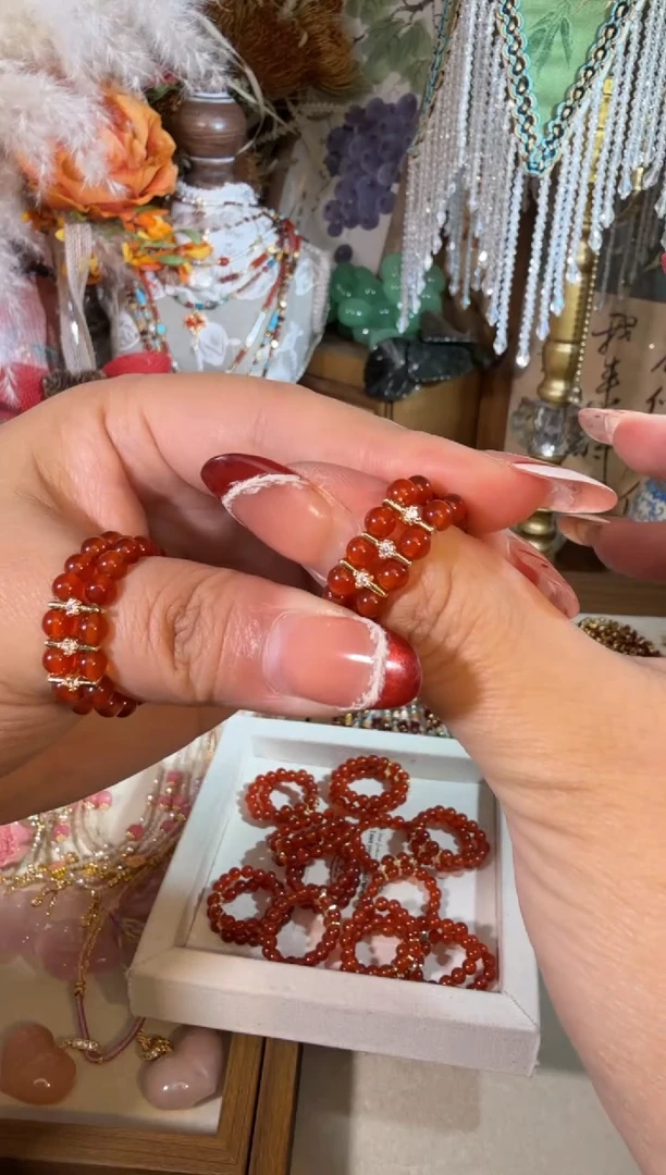 未镶嵌戒指玛瑙/玉髓004