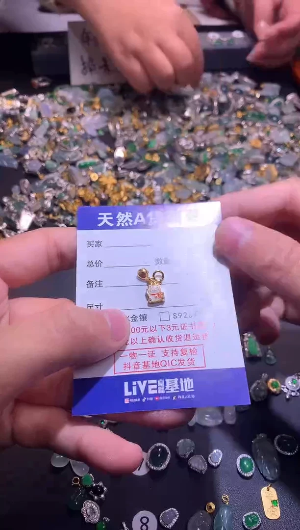 【闪购商品】翡翠吊坠(不含链)银S925镶嵌1