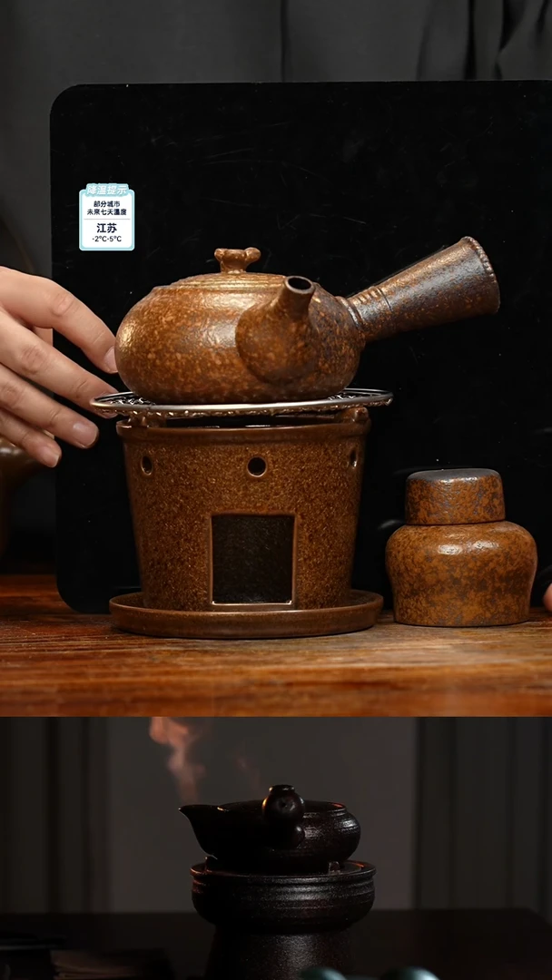 【闪购商品】紫砂茶壶八戒茶器-古法柴烧