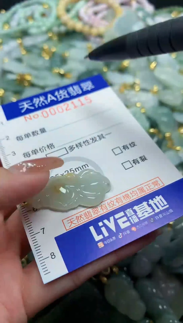颈饰未镶嵌翡翠天然A货翡翠