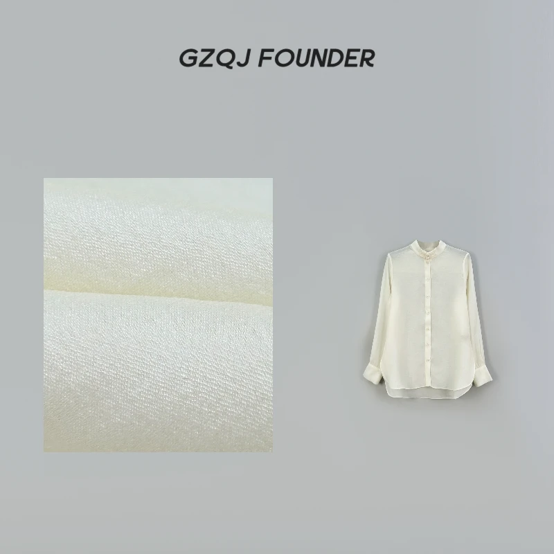 GZQJ【亭亭玉立】春夏新款气质百搭长袖复古国风中式衬衫女5262
