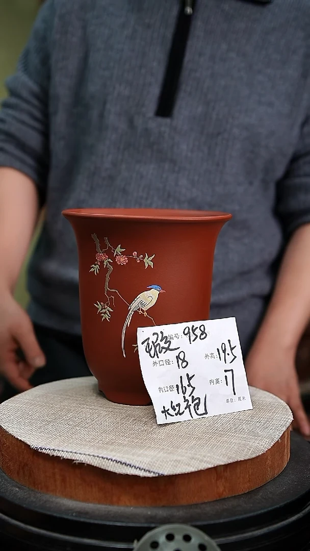 【闪购商品】紫砂花盆紫砂花盆958瑕