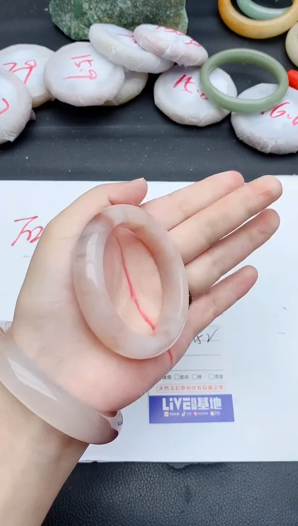 未镶嵌手镯石英质玉183+51/52