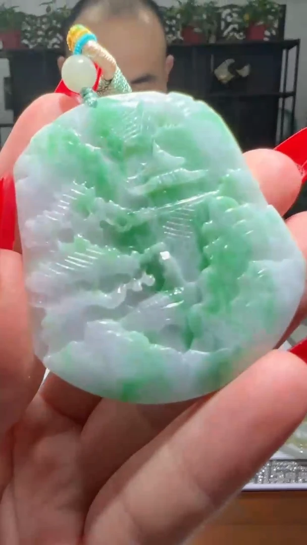 【闪购商品】翡翠颈饰未镶嵌天然翡翠A货吊坠