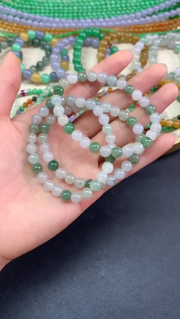 未镶嵌手串翡翠手串|99多样性发其一