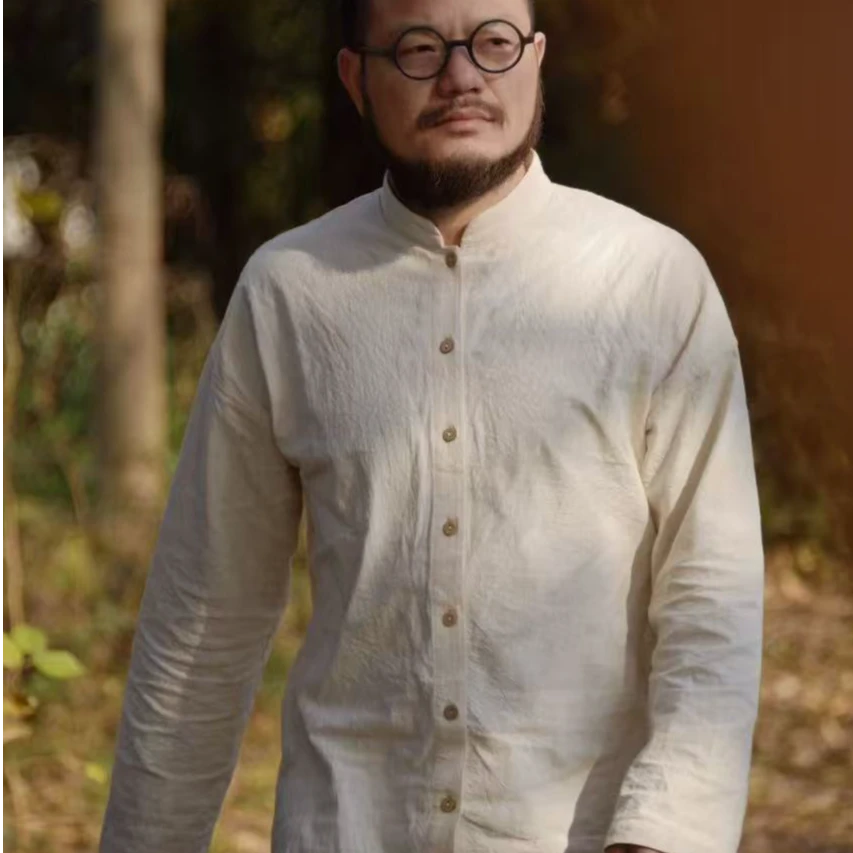 桑在云间 正己立领衬衫