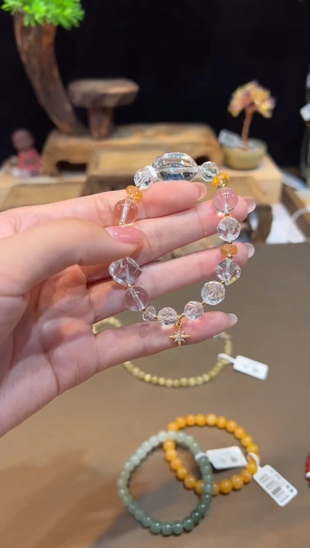 水晶手链未镶嵌手饰@@C2534