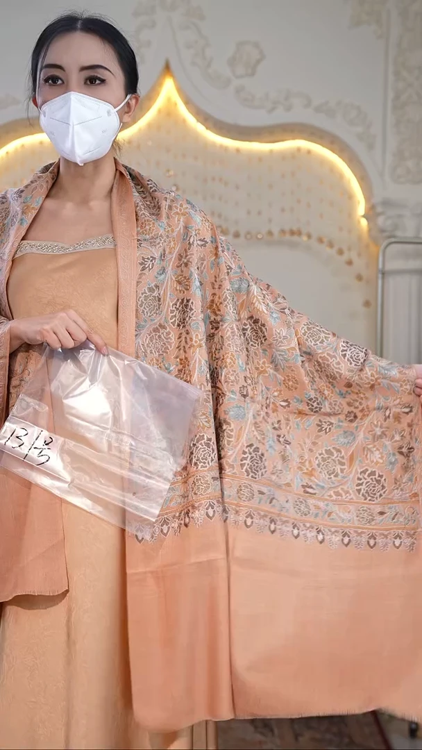 山羊毛131号默认微瑕瑾瑟异域复古围巾