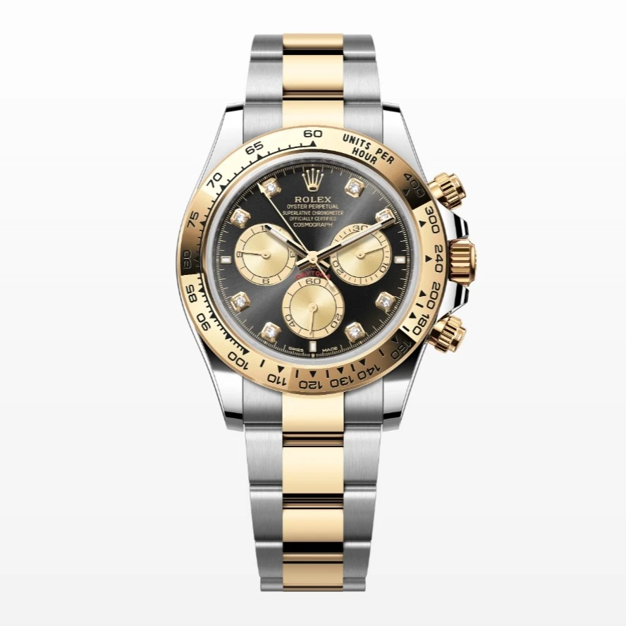 未使用 Rolex/劳力士 全套/迪通拿/126503/黑盘钻刻金眼睛/40表径