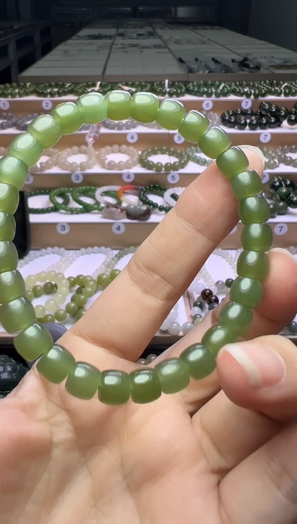 手串未镶嵌和田玉34号链接卡8mm