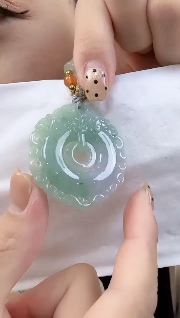 颈饰未镶嵌翡翠仿古如意平安扣