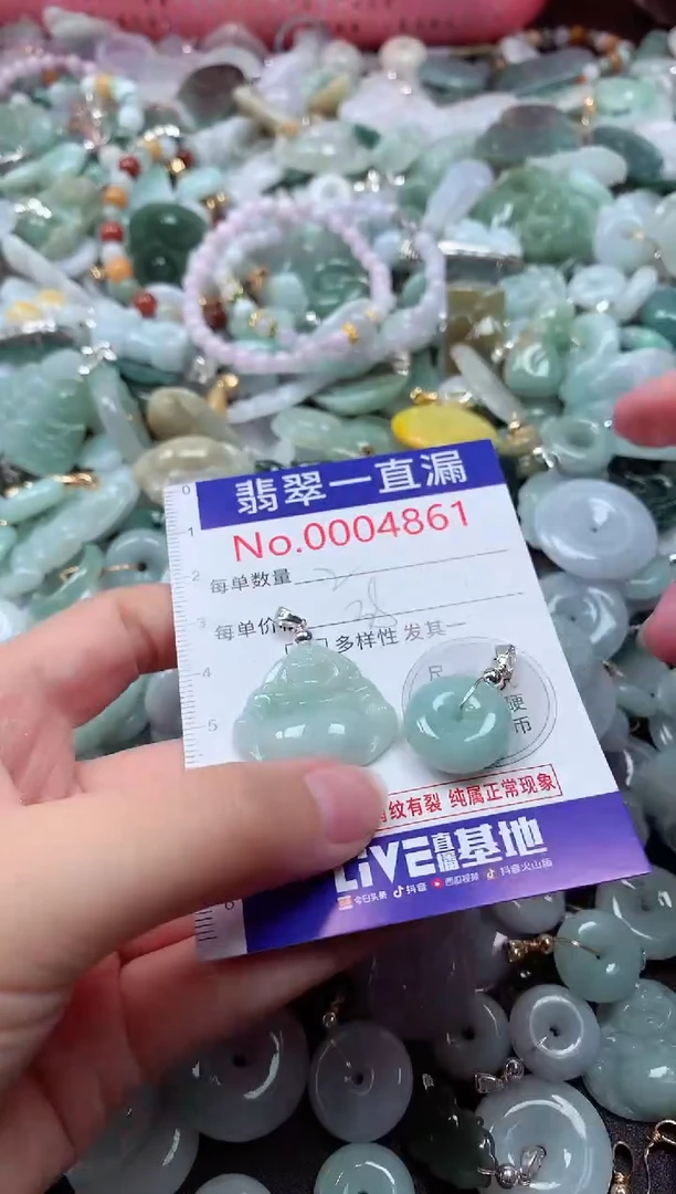 翡翠未镶嵌吊坠(不含链)4861