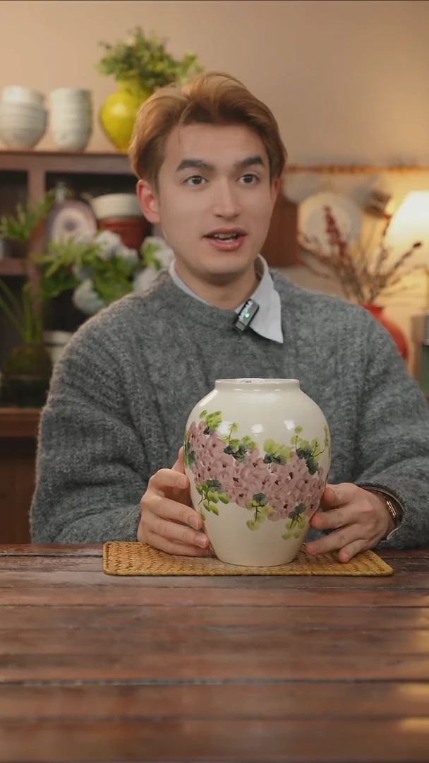 【闪购商品】摆件景德镇手作艺术感花瓶