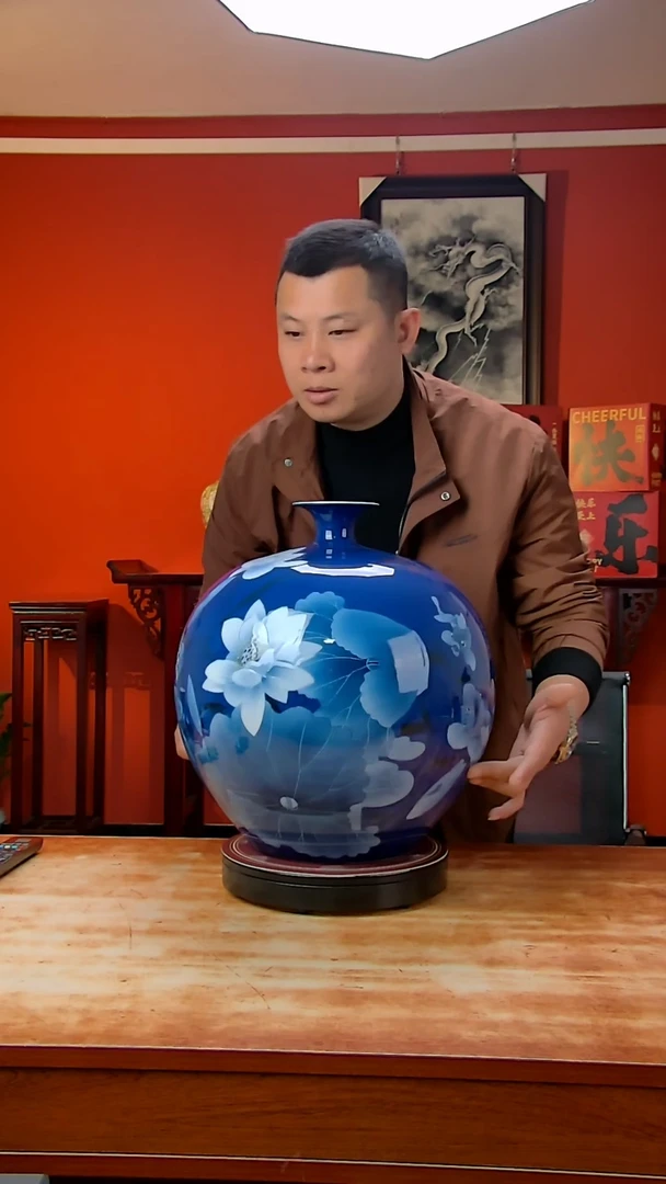 【闪购商品】摆件景德镇高端陶瓷摆件瓶1
