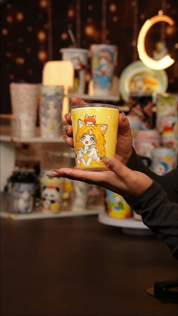 (玉泥）景德镇手工手绘文创陶瓷杯