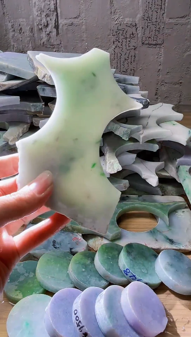 裸石翡翠天然翡翠A货余 南 574