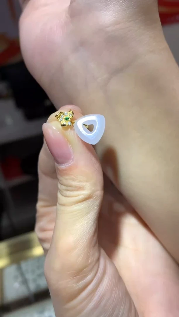 颈饰银S925镶嵌翡翠|不退不换