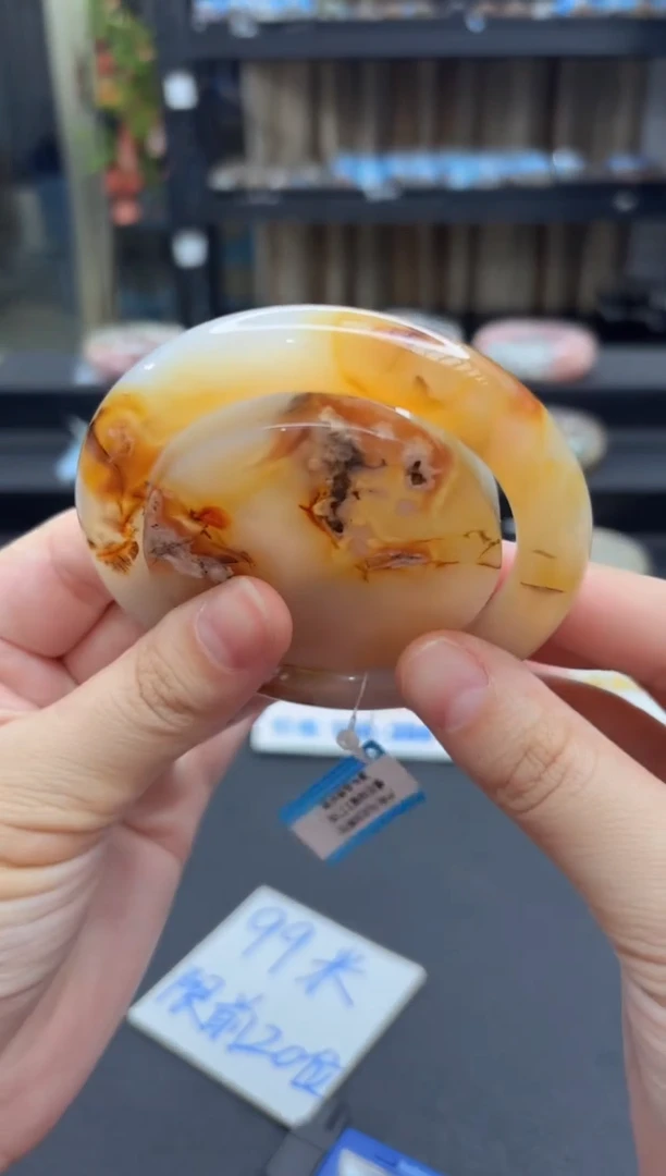 未镶嵌手镯石英质玉256(58圈赠送镯心)