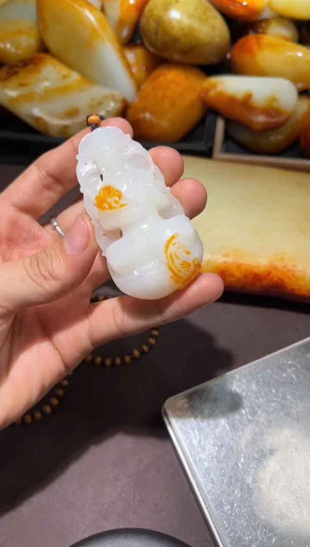 【闪购商品】和田玉（子料）颈饰未镶嵌YL-WW-2.17-16多样性发货