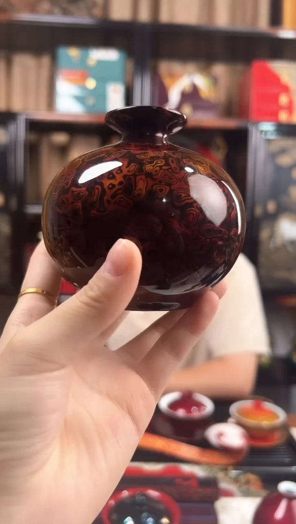 非遗太古大漆花瓶