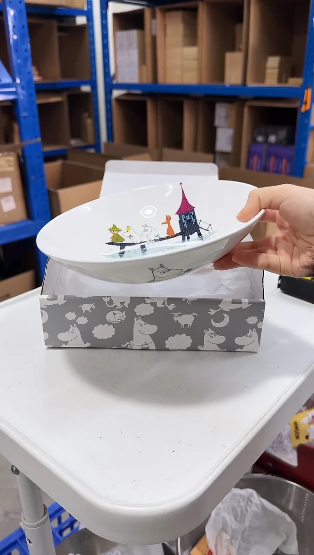 【闪购商品】瓷片姆明骨瓷盘收获