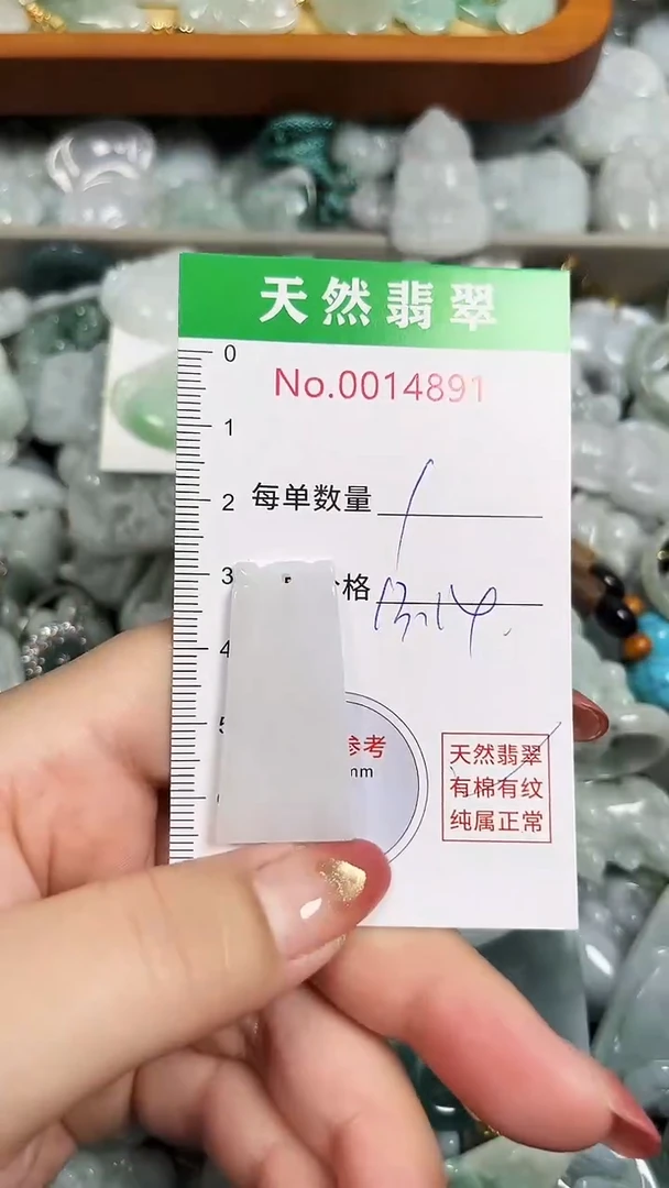 翡翠未镶嵌吊坠(不含链)4891