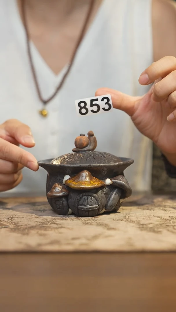 陶瓷茶器茶具盖碗853微瑕