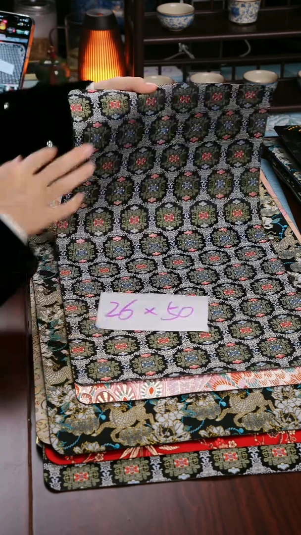 【小雏菊单面】中国风干泡织锦茶席26*50