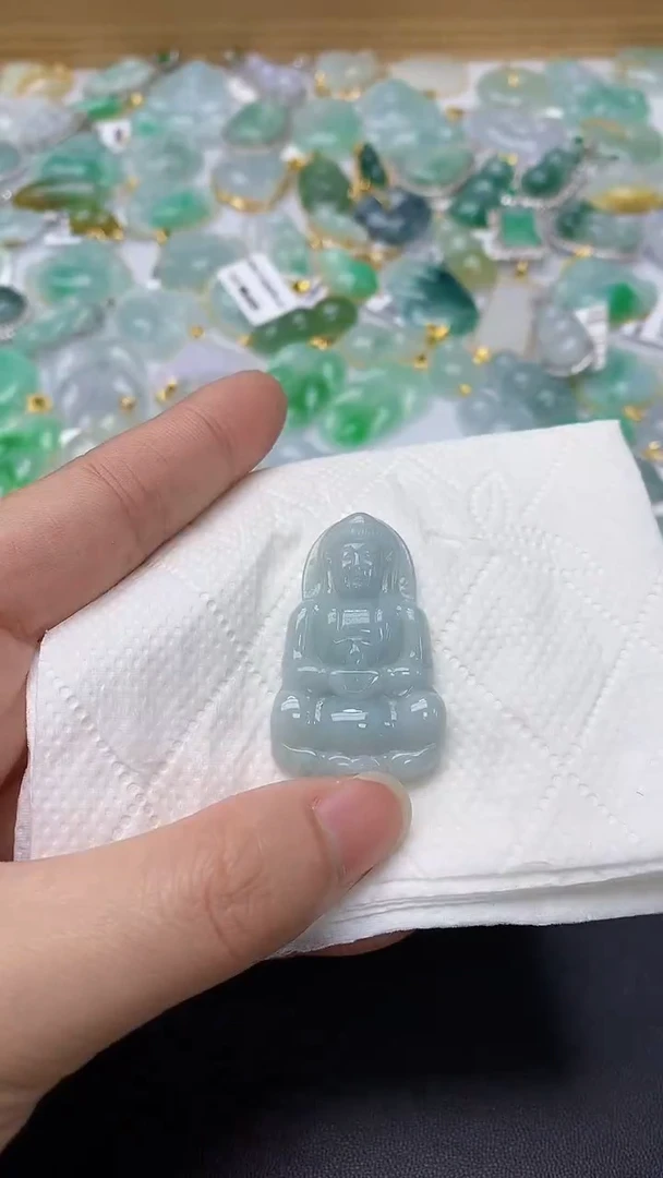 颈饰未镶嵌翡翠天然缅甸A货百元以上9元证书费自理